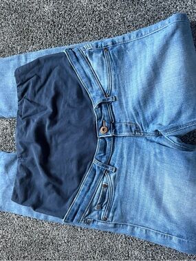 H&M Light Blue Jeans with Navy Support Panel